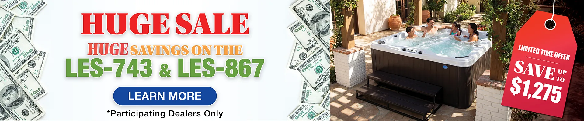 Calspas hot tub being used in a family setting - Longmont